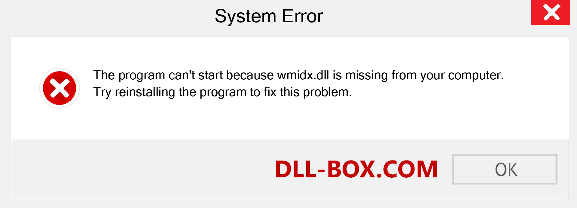 wmidx.dll file is missing?. Download for Windows 7, 8, 10 - Fix  wmidx dll Missing Error on Windows, photos, images